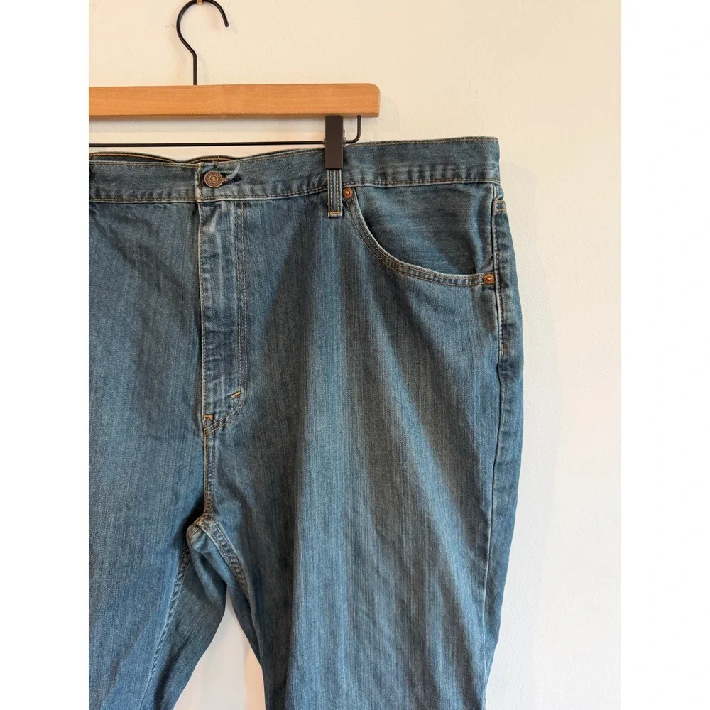 Levis 559 Relaxed Straight Jeans Mens 44x34 Blue Denim Medium Wash